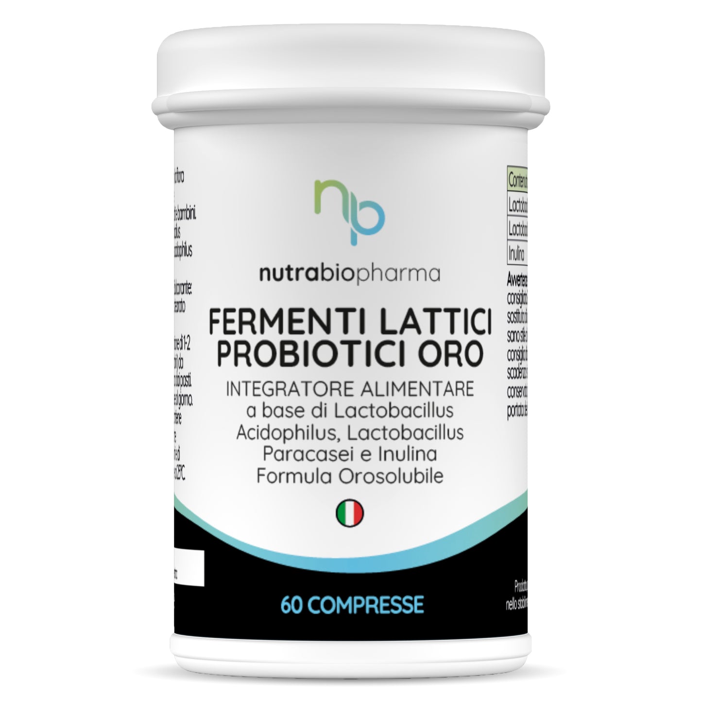 Barattolo Integratore fermenti lattici probiotici orosolubili