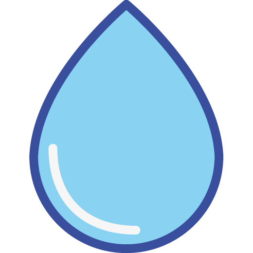 Icona di una goccia d'acqua