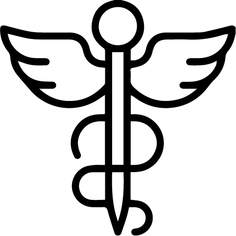 Icona del caduceo dei farmacisti