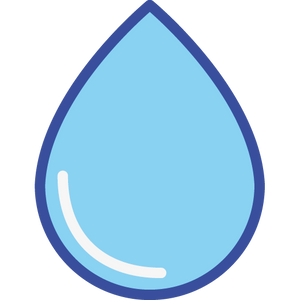 Icona di una goccia d'acqua